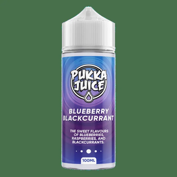 Pukka Juice 100ml E-liquid Shortfill Blueberry Blackcurrant