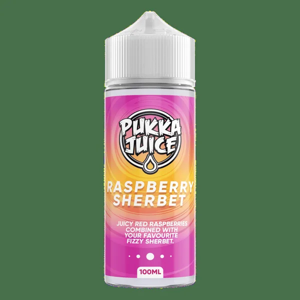 Pukka Juice 100ml E-liquid Shortfill Raspberry Sherbet