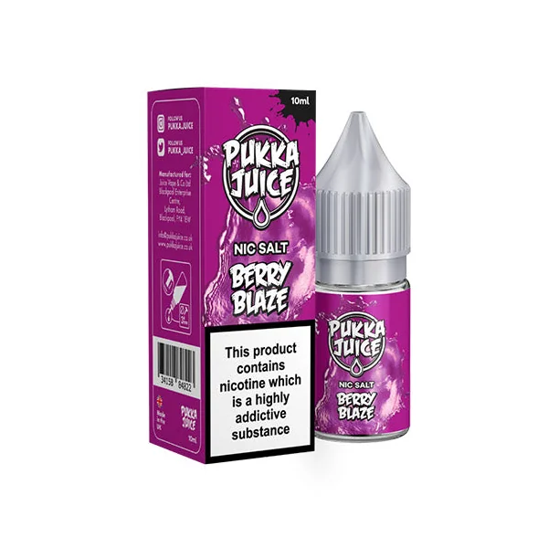 Pukka Juice Berry Blaze Nicotine Salt E-Liquid