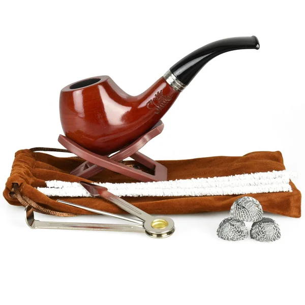 Pulsar Bent Apple Cherry Wood Shire Pipe - Image 2