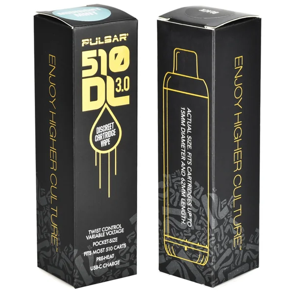 Pulsar DL 3.0 Stealth 510 Thread Vape Cart Battery - Image 4