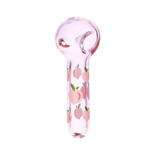 Pulsar Fruit Series Peaches & Cream Herb Pipe Glow Duo - 10" / 14mm F - Image 2