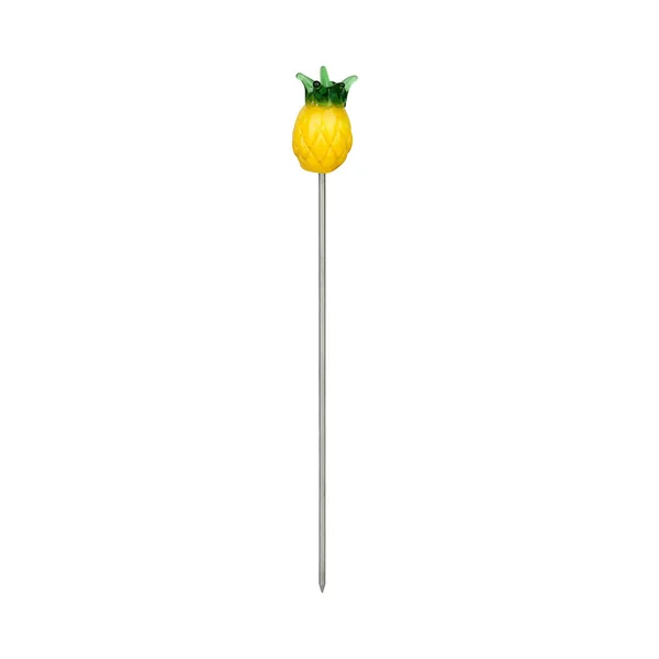 Pulsar Fruit Series Pineapple Express Herb Pipe Glow Duo - 10" / 14mm F - Image 3