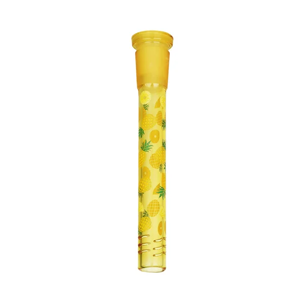 Pulsar Fruit Series Pineapple Express Herb Pipe Glow Duo - 10" / 14mm F - Image 5