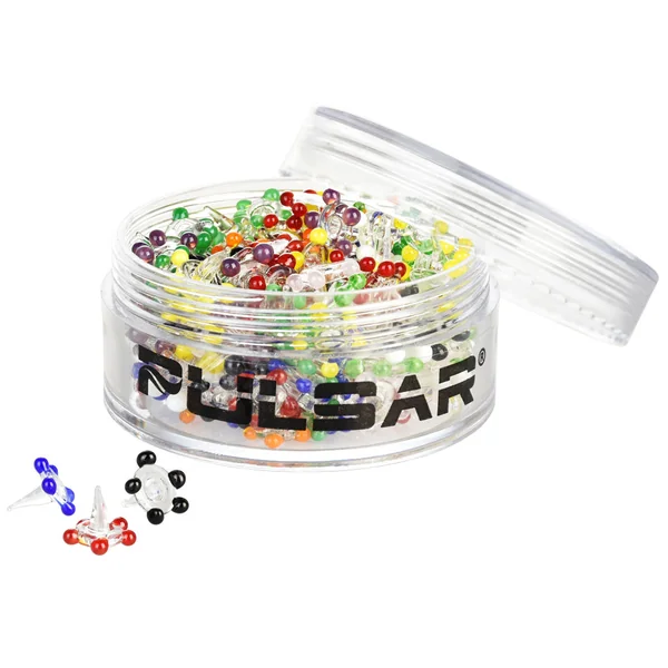 Pulsar Glass Daisy Screens - 150PC JAR - Large / Assorted