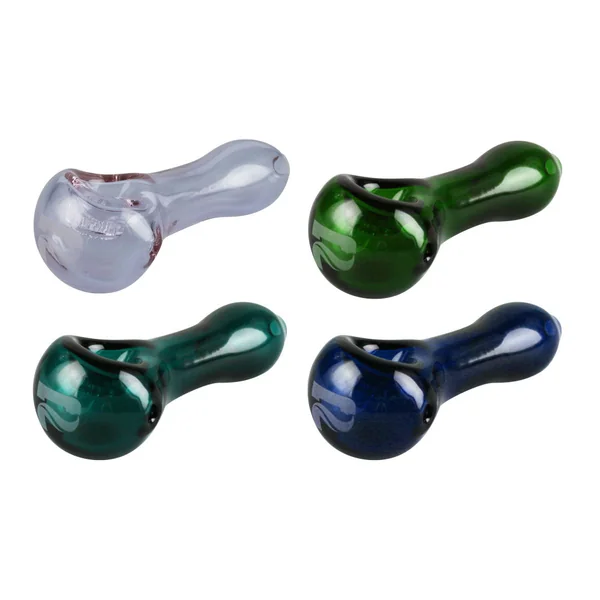 Pulsar Spoon Pipe Built-In Honeycomb Screen- 4"/Colors Vary