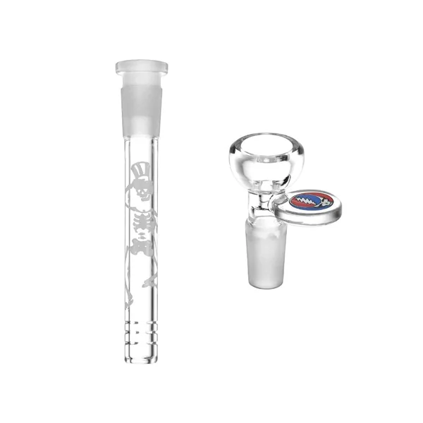 Pulsar x Grateful Dead "Space Your Face" Straight Tube Bong - Image 4