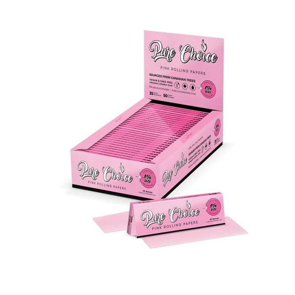 Pure Choice Pink Rolling Papers