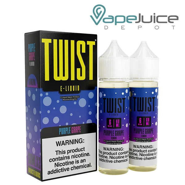 Purple Grape Twist E-Liquid 120ml - Image 2