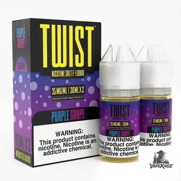 Purple Grape — Twist E-Liquids 60mL (2x30mL twin pack) Nic Salt