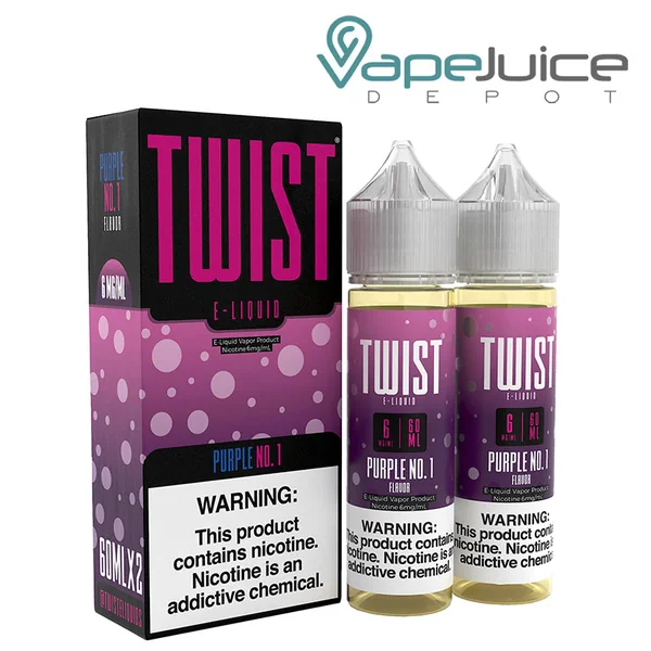 Purple No 1 Twist E-Liquid 120ml - Image 2