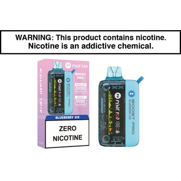 PYNE POD BOOST PRO 20K ZERO NIC DISPOSABLE VAPE - 20,000 PUFFS