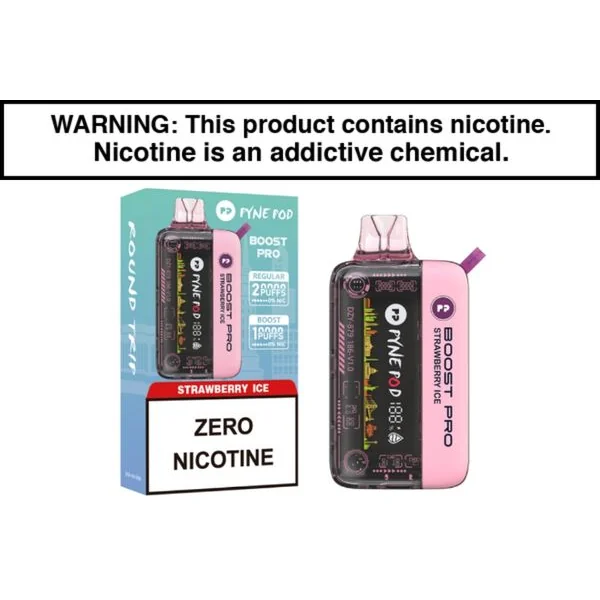 PYNE POD BOOST PRO 20K ZERO NIC DISPOSABLE VAPE - 20,000 PUFFS - Image 4