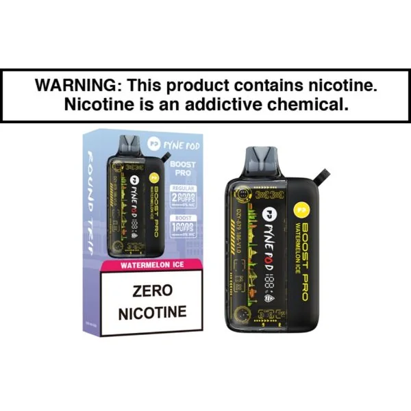 PYNE POD BOOST PRO 20K ZERO NIC DISPOSABLE VAPE - 20,000 PUFFS - Image 5