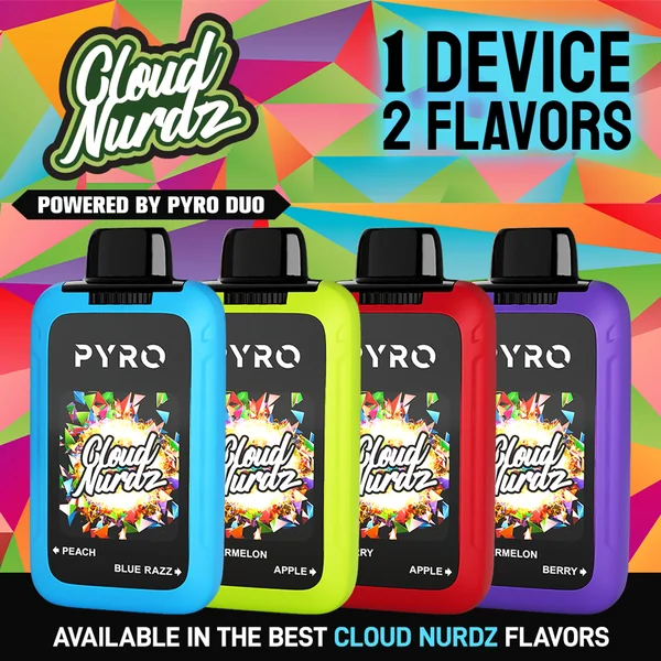 Pyro Duo x Cloud Nurdz 30K Disposable 24mL Bundle (40/pack) - Image 11