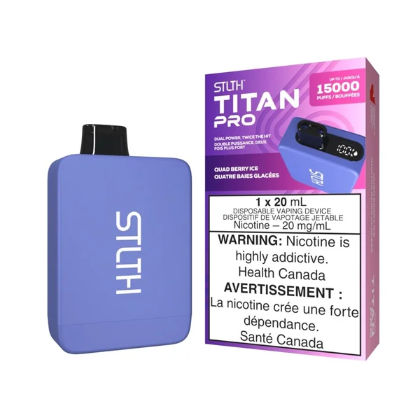 Quad Berry Ice STLTH Titan Pro | 20mL - VapeLoft
