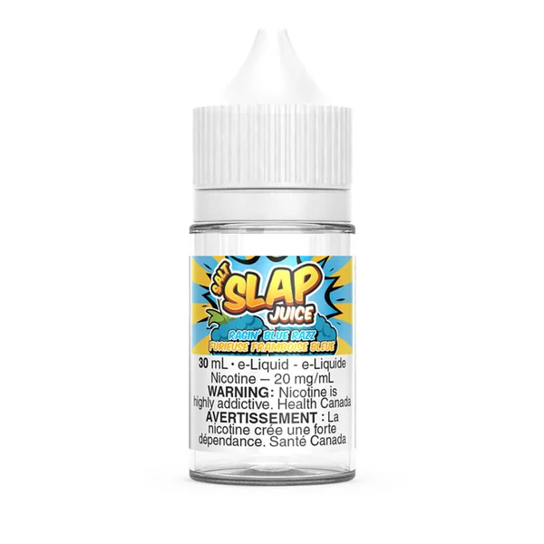 Ragin Blue Razz SALT Slap Juice Salt E-Liquid | 30mL - VapeLoft