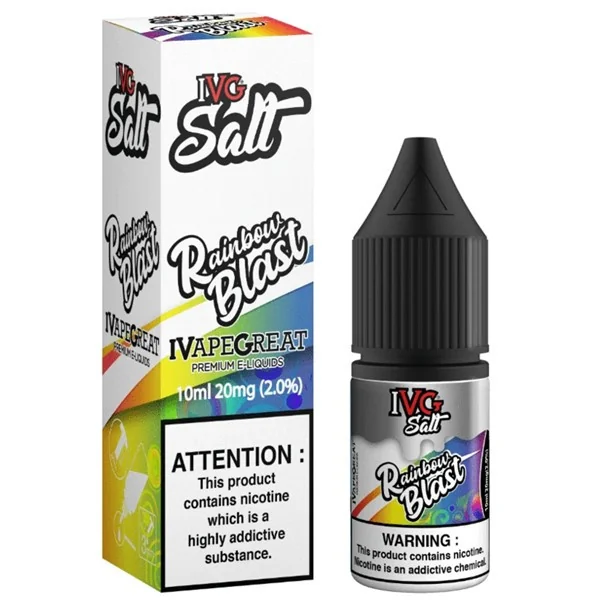 Rainbow Blast Nic Salt E Liquid 10ml By I VG