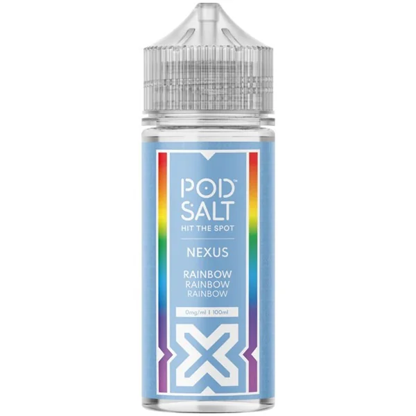 Rainbow E Liquid 100ml Shortfill by Pod Salt Nexus