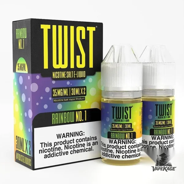 Rainbow No. 1 — Twist E-Liquids 60mL (2x30mL twin pack) Nic Salt