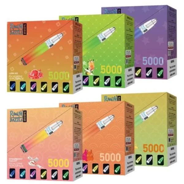 RandM Dazzle 5000 Puffs 10 Pack