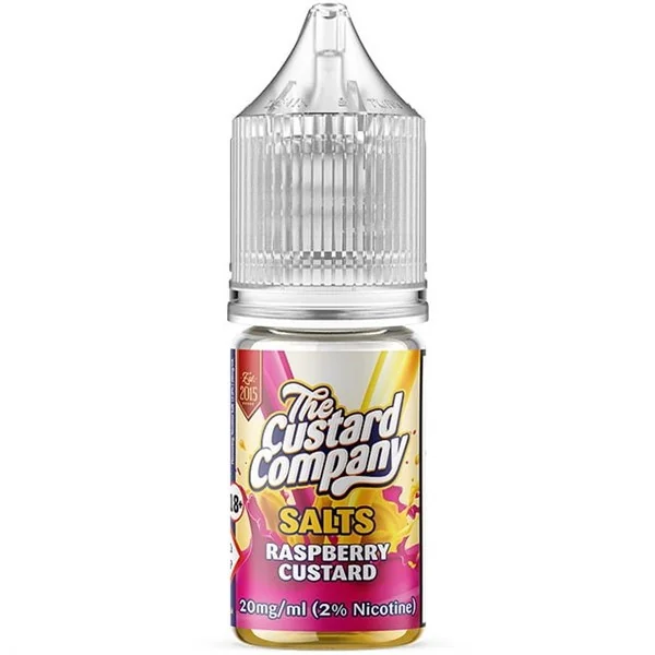 Raspberry Custard Nic Salt E Liquid 10ml by The Custard Company
