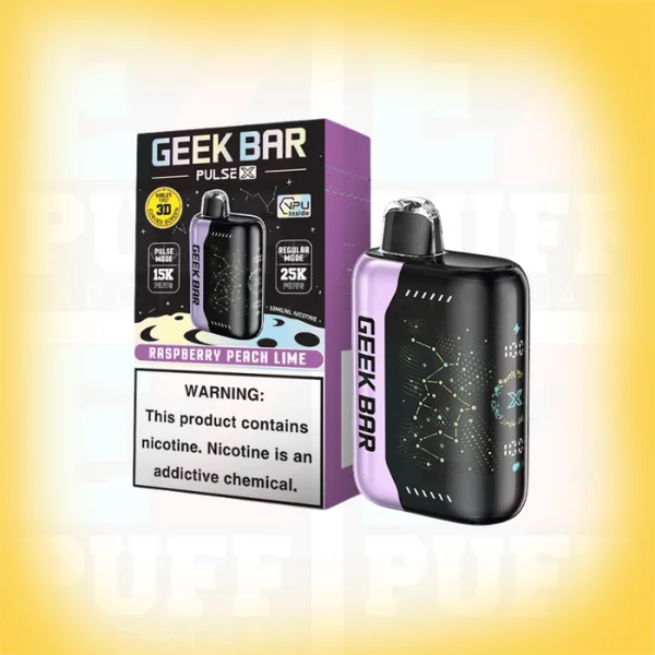 Raspberry Peach Lime - Geek Bar Pulse X - 25,000 Puff Disposable Vape