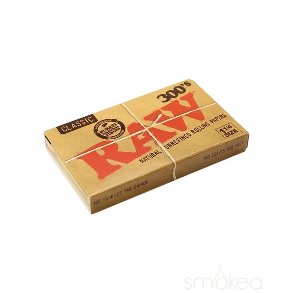 Raw 300's Classic 1 1/4 Rolling Papers