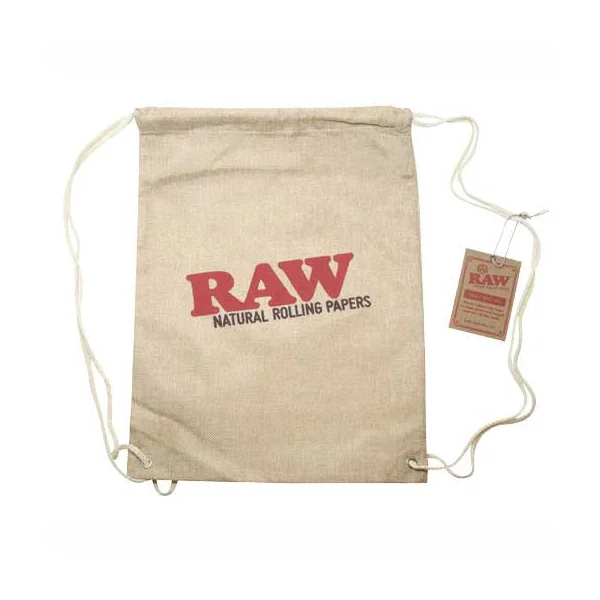 RAW Burlap Drawstring Bag - Image 2