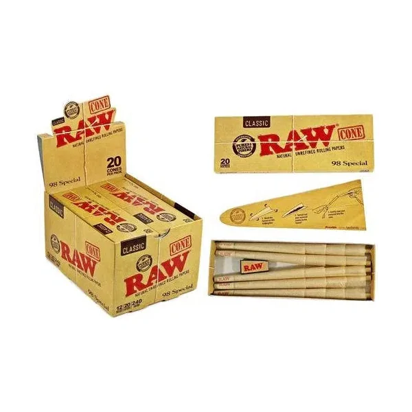 RAW Classic Cones 98 Special 12pk Box