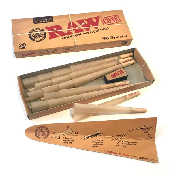 RAW Classic Cones 98 Special 12pk Box - Image 2