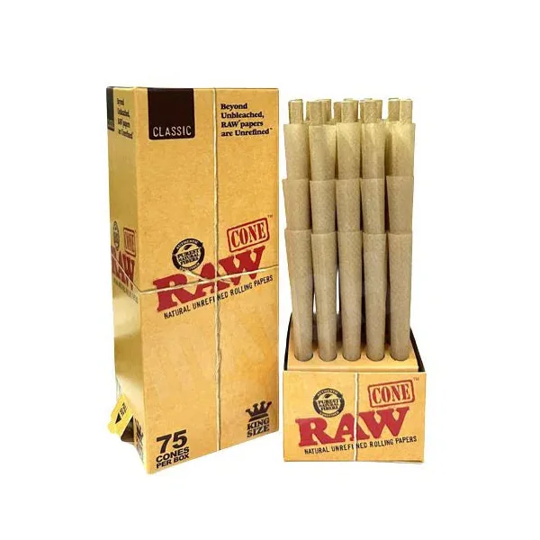 RAW Classic Pre-Rolled Cones 75ct - Image 4