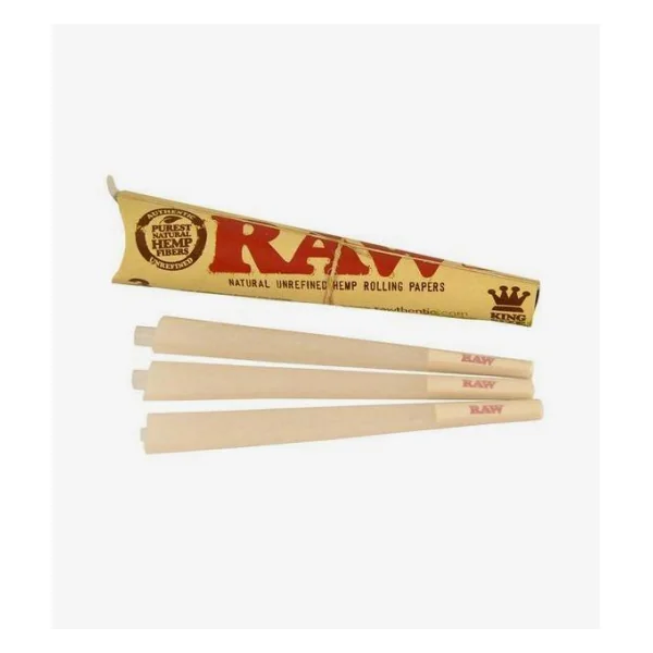RAW Classic Pre-Rolled King Size Cones 3PK