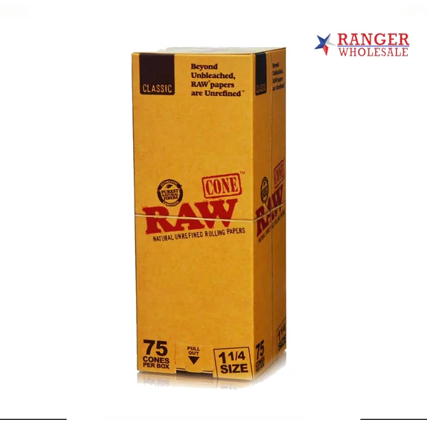 RAW CONE CLASSIC 1 1/4 75CT