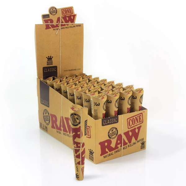 Raw Cone Rolling Papers (32ct)-1 1/4 Size 6pk - Image 4