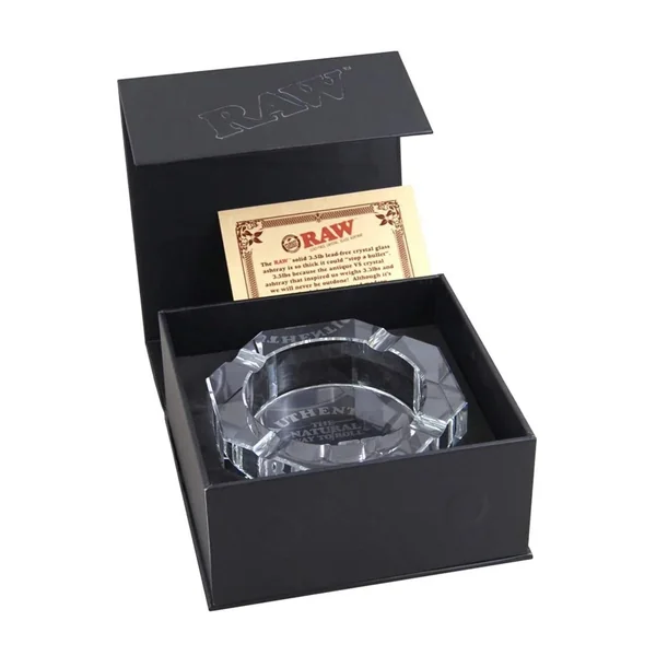 RAW Crystal Glass Ashtray