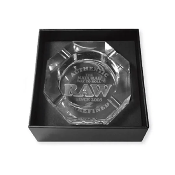RAW Crystal Glass Ashtray - Image 3