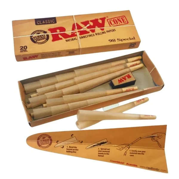Raw King Size Pre-Rolled Cones - Image 5