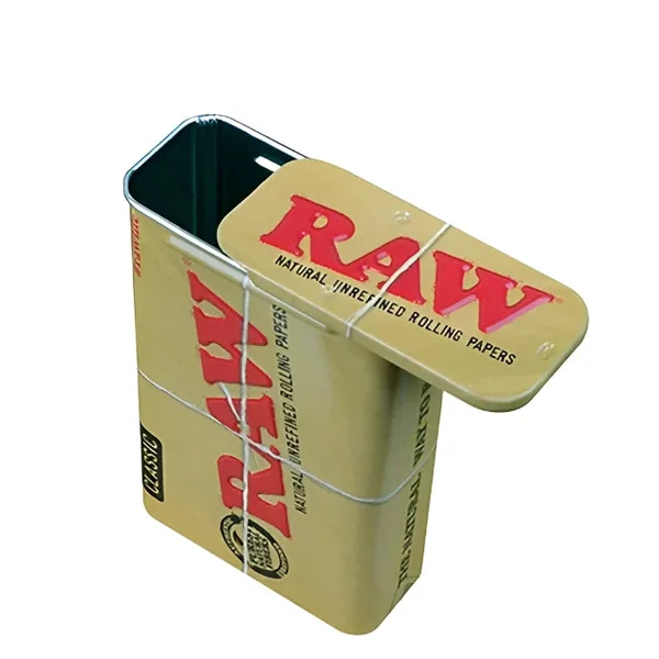 Raw Metal Tin - Slide Top