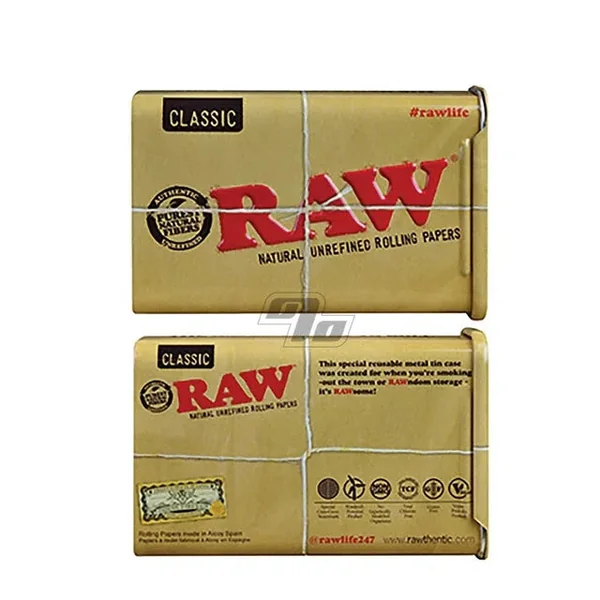Raw Metal Tin - Slide Top - Image 2