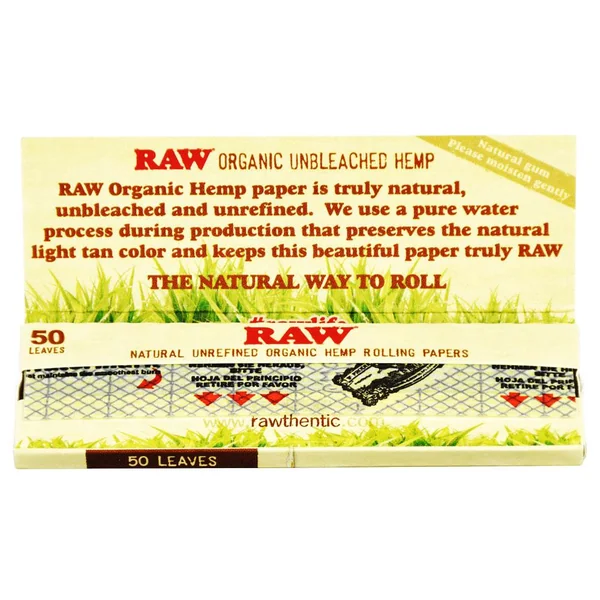 Raw Organic Hemp Rolling Papers - Image 2
