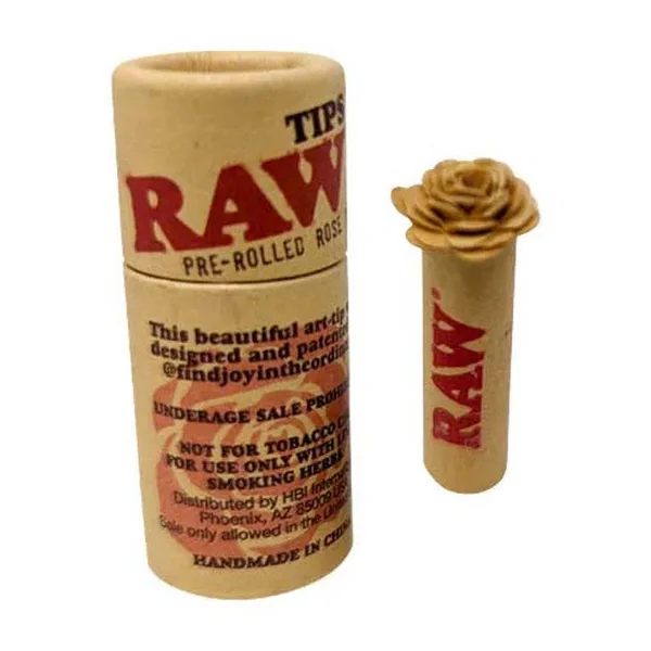 Raw Pre-Rolled Rose Tip Full Box - Image 2