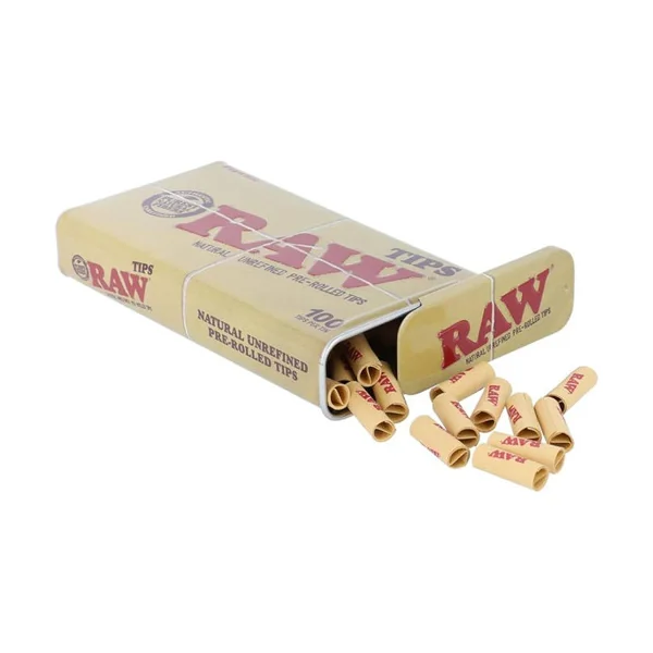 Raw PreRolled Tips Tins (Pack of 1)-100COUNT