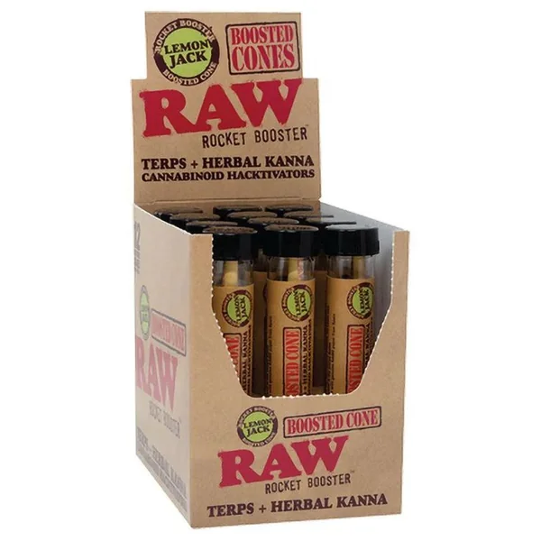 RAW Rocket Booster Pre-Rolled Boosted Cones - Image 3