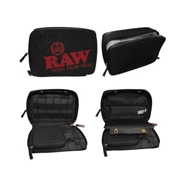 Raw Rolling Papers X Raw Trapp Kit Black with Removeable Foil Pouch - Image 2