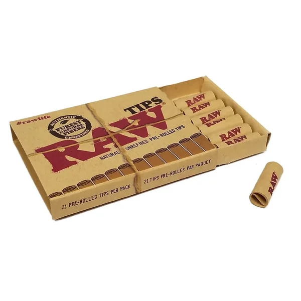RAW Tips Pre-Roll - 21ct
