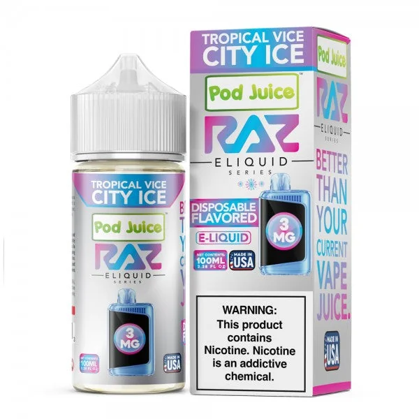 RAZ E-Liquid Nic (100ml) - Image 14