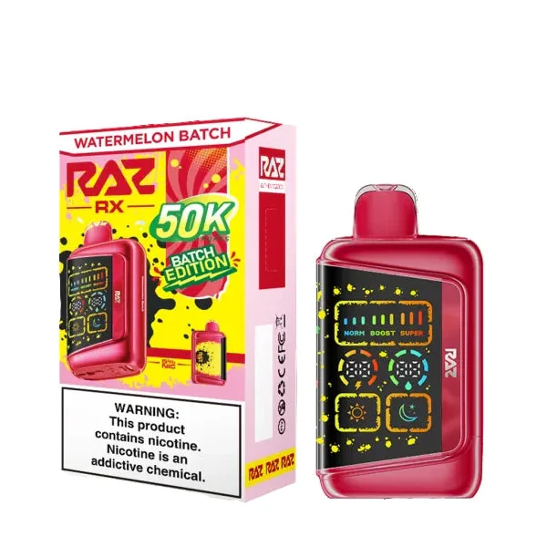 RAZ RX50000 50K Puffs Disposable Vape 50000 - Watermelon Batch - Batch Edition