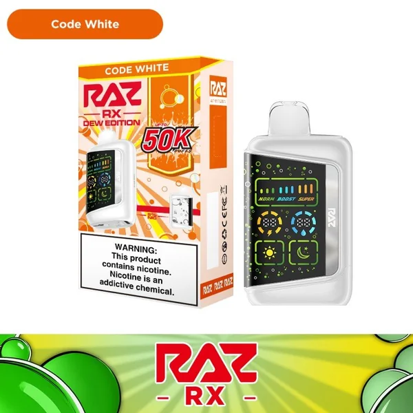 RAZ RX 50k Dew Edition Code White