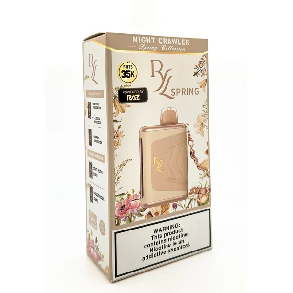 RAZ RYL DISPOSABLE / NIGHT CRAWLER / 50MG / 16.5ML / 35K PUFFS